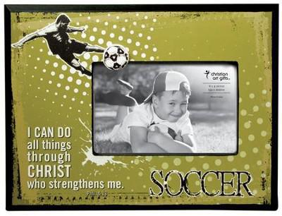 I Can Do All Things Philippians 4:13 Soccer Frame
