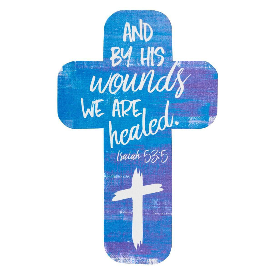 By His Wounds We Are Healed Isaiah 53:5 Cross Bookmark