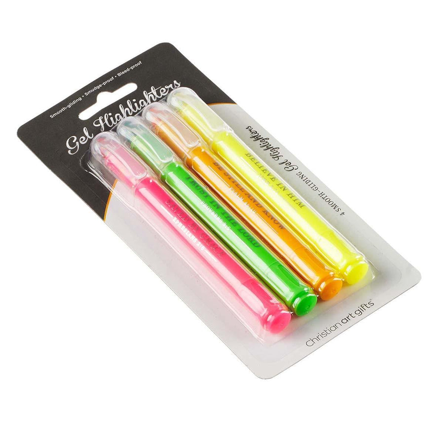 Gel Highlighters (Pack Of 4) – Simply Uncaged Christian Gifts