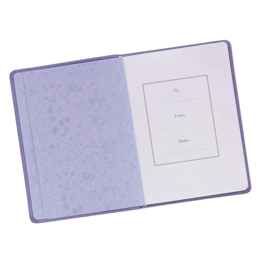 Be Brave Purple Faux Leather Journal