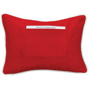 Christmas Begins With Christ, Prayer Pocket Pillow