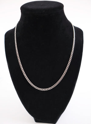 Small Chain Link Necklace for Men