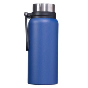 I Can Do All Things Philippians 4:13 Blue Stainless Steel Water Bottle
