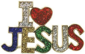 I Love Jesus Pin