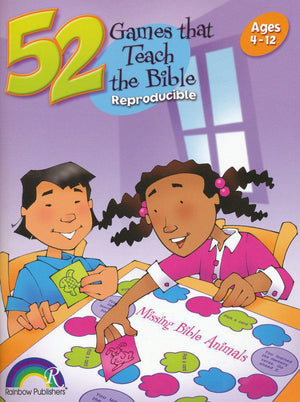 52 Games That Teach The Bible - Nancy Williamson