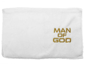 White Microfiber Man of God Pastor Towel