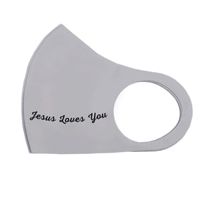 Jesus Loves You Breathable Stretch Fit Mask