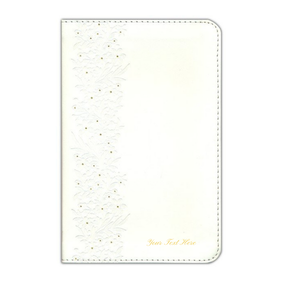 Personalized NKJV Bride's Bible Leathersoft COMPACT