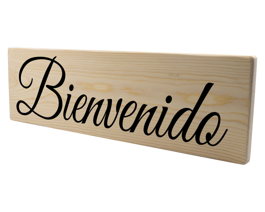Bienvenido Spanish Wood Decor