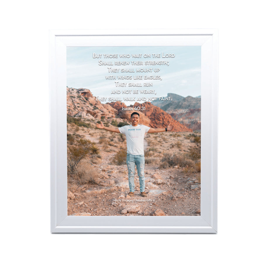 Isaiah 40:31 Personalized Photo Verse