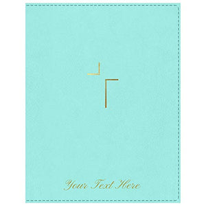 Personalized NIV The Jesus Bible Leathersoft Robin's Egg Blue