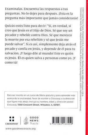 ¿Quién es Jesús? tratados (Who Is Jesus? Pack of 25 Tracts)