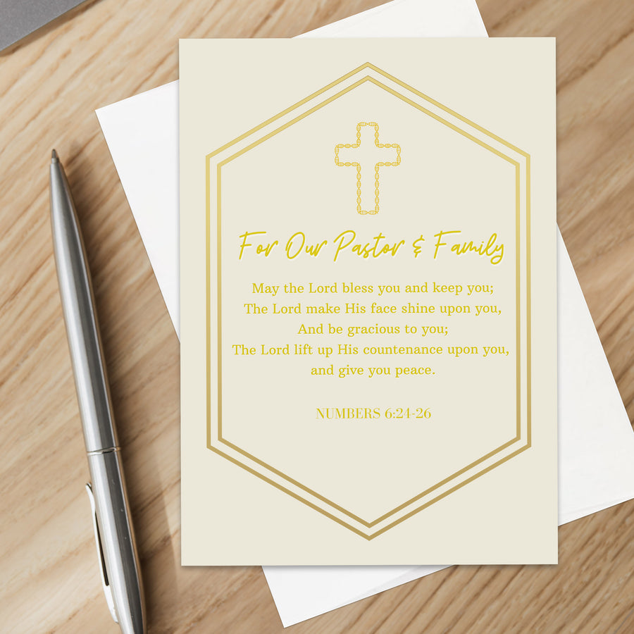 Ministry Appreciation Card for Pastor Family