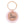 Load image into Gallery viewer, Be Grateful Rose Gold Key Ring with Pink Disc
