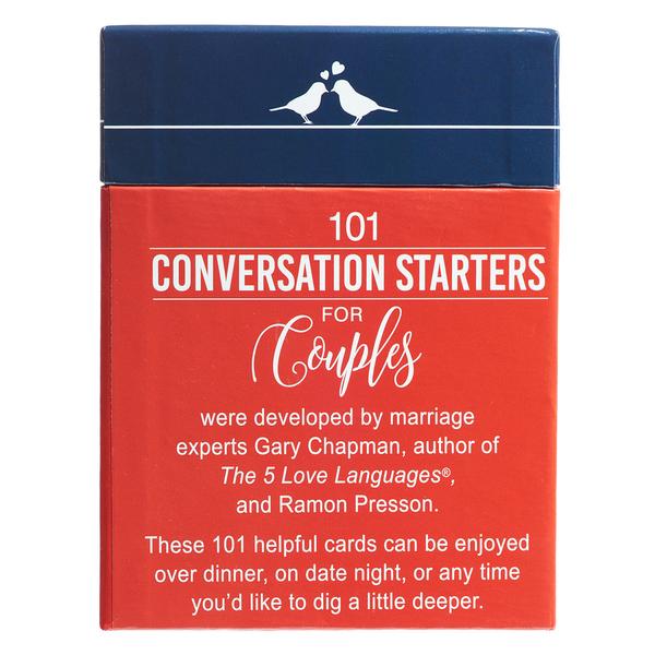 101 Conversation Starters For Couples Boxed Cards