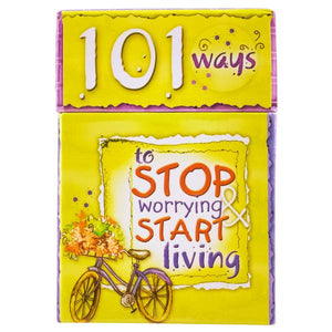 101 Ways To Stop Worrying & Start Living Boxed Cards