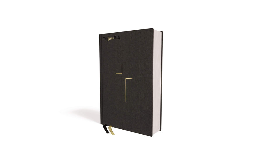 Personalized The Jesus Bible ESV Edition Cloth Over Board Gray