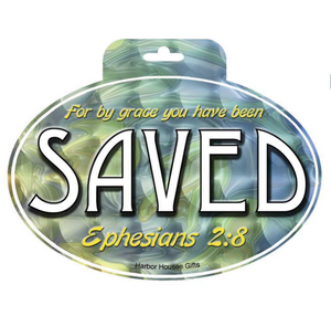 For By Grace You Have Been Saved Holographic Sticker
