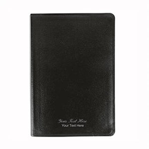 Personalized Custom Text Your Name NIV Life Application Study Bible Third Edition Large Print Black Bonded Leather Red Letter Edition