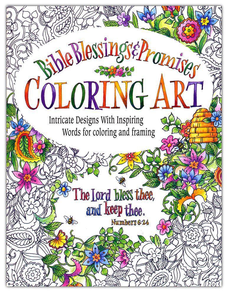 Bible Blessings & Promises, Coloring Book for Adults