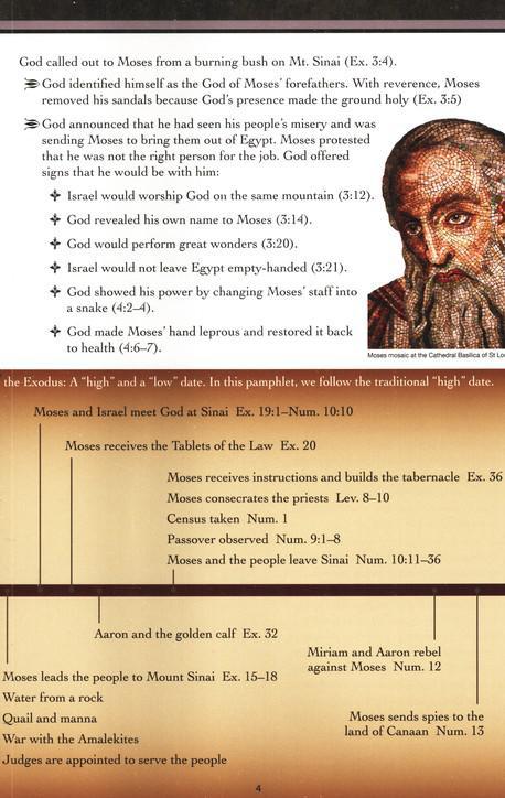 Life of Moses Pamphlet