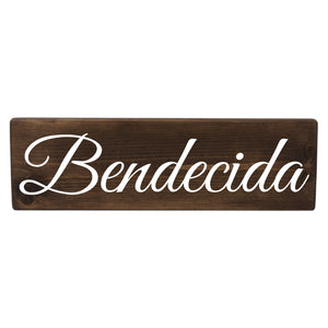 Bendecida Spanish Wood Decor
