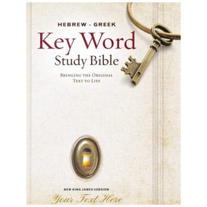 Personalized The Hebrew-Greek Key Word Study Bible NKJV Edition Hardbound