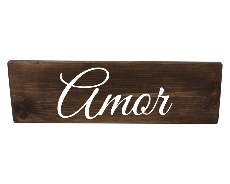Amor Spanish Wood Decor
