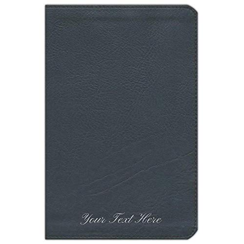 Personalized CSB Ultrathin Reference Bible Black LeatherTouch