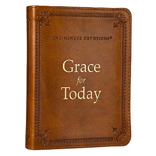 Personalized Grace for Today One Minute Devotions LuxLeather