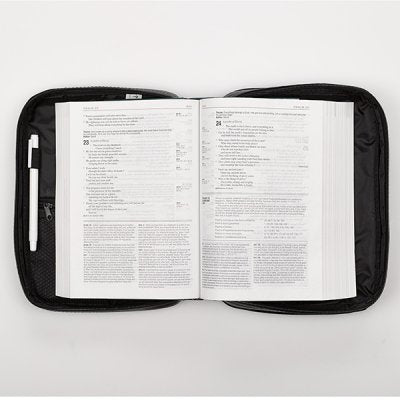 2 Fold Organizer Faux Leather Bible Cover