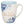 Load image into Gallery viewer, The Lord is My Strength Psalm 28:7 Blue Floral Ceramic Coffee Mug
