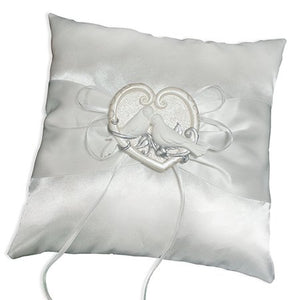 Legacy of Love White Ring Bearer Pillow