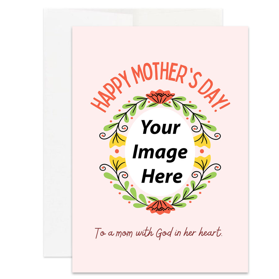 Personalized Christian Mom Mother's Day Card for Mom Personalized Card Christian Mothers Day Card, Christian Gift for Mother Woman Her Mother's Day