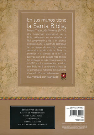 Personalized NLT Super Giant Hardcover (SPANISH)
