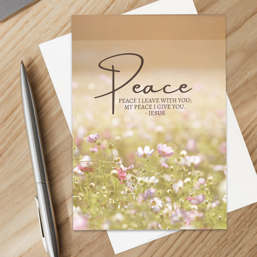 Christian Sympathy Peace I Leave With You Card