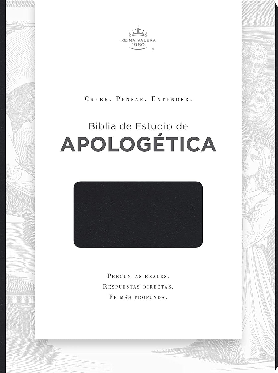 Personalized Biblia de Estudio de Apologética Negro imitación piel (Spanish Edition)