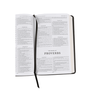 Personalized Custom Text Your Name KJV Deluxe Gift Bible Comfort Print Black Leathersoft