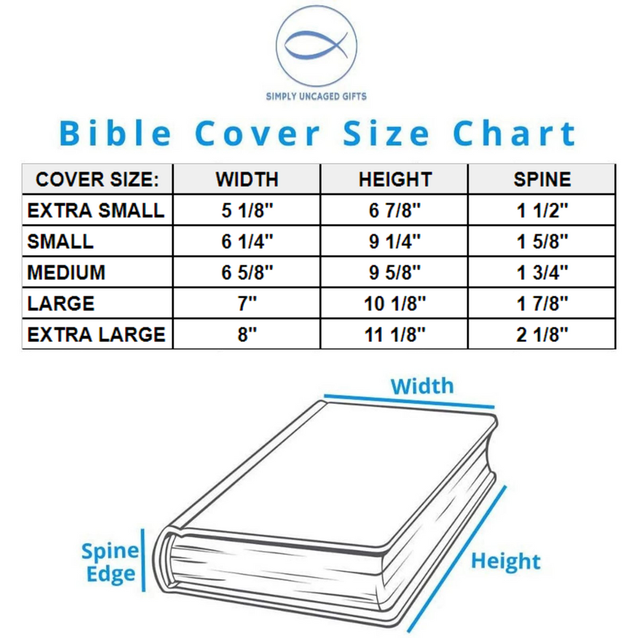 Amazing Grace Two-Tone LuxLeather Personalized Bible Cover For Women