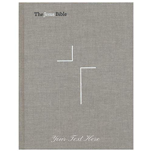 Personalized NIV The Jesus Bible Hardcover Grey Linen