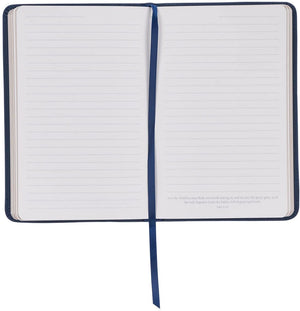 Personalized Trust in The Lord Navy Faux Leather Classic Journal Isaiah 26:4