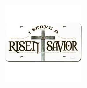 I Serve A Risen Savior License Plate