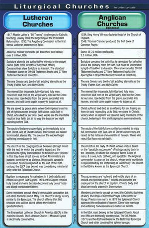 Denominations Comparison Pamphlet