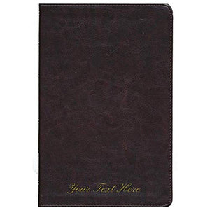 Personalized ESV Reference Bible TruTone Coffee