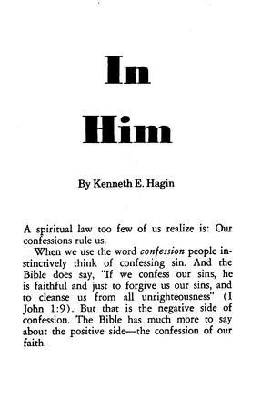 In Him - Kenneth E. Hagin