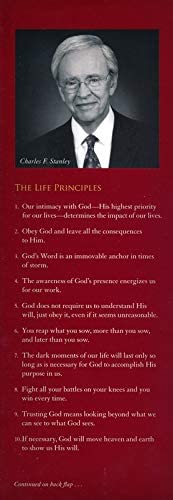 Personalized NASB The Charles F. Stanley Life Principles Bible Hardcover