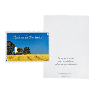 Assorted Service Appreciation Greeting Card, Box of 12 Cards