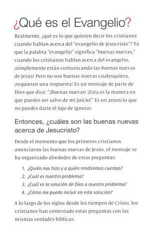 ¿Qué Es El Evangelio? Tratado, Paquete de 25 (What Is the Gospel? Tract, Pack of 25)