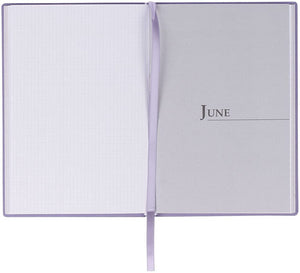 Personalized 2022 His Grace is Sufficient Purple Faux Leather My Yearly Planner - 2 Corinthians 12:9