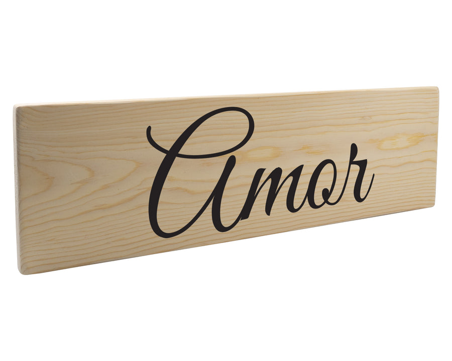 Amor Spanish Wood Decor